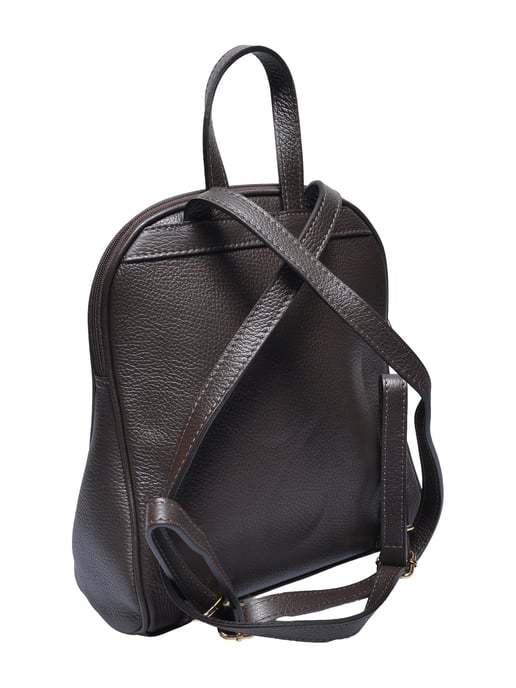 Anna Luchini Bordeauxrood Rundleer Tas - Image 2