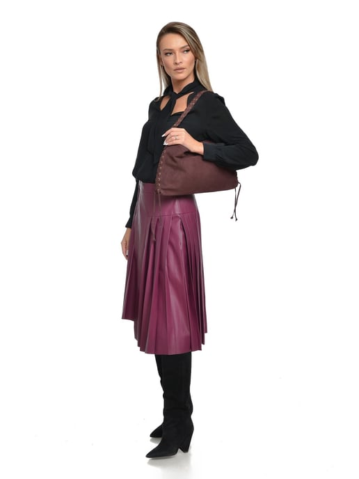 Anna Luchini EDGE Rundleer Tas - Image 5