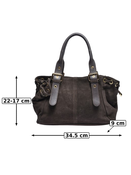 Anna Luchini Bordeauxrood Rundleer Tas - Image 3