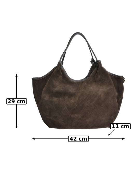 Anna Luchini Bordeauxrood Rundleer Tas - Image 6