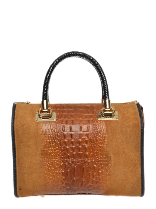 Isabella Rhea Brown Rundleer Tas - Image 6