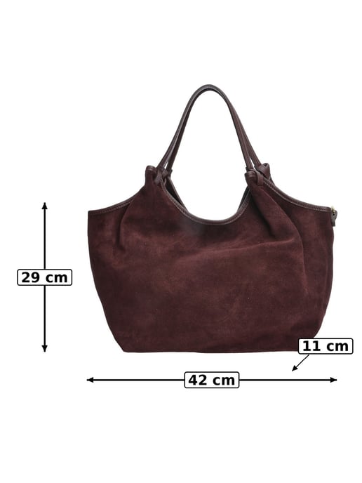 Anna Luchini Bourgondië Rundleer Tas - Image 6