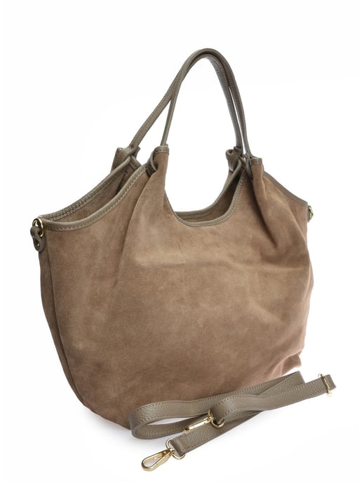 Anna Luchini Beige Rundleer Tas - Image 2