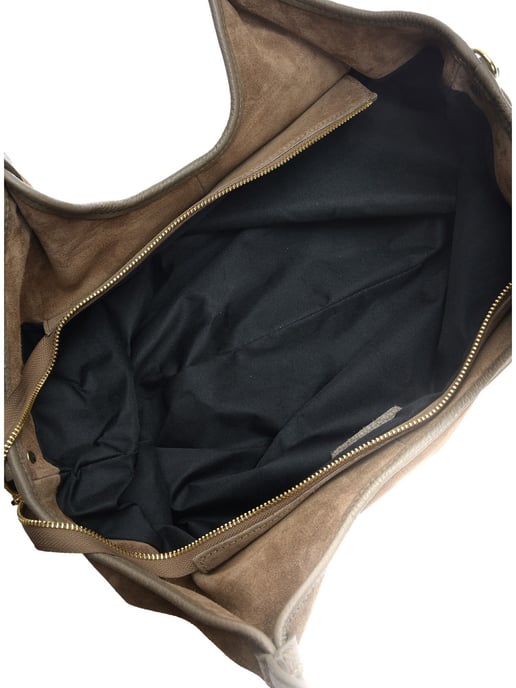 Anna Luchini Beige Rundleer Tas - Image 4