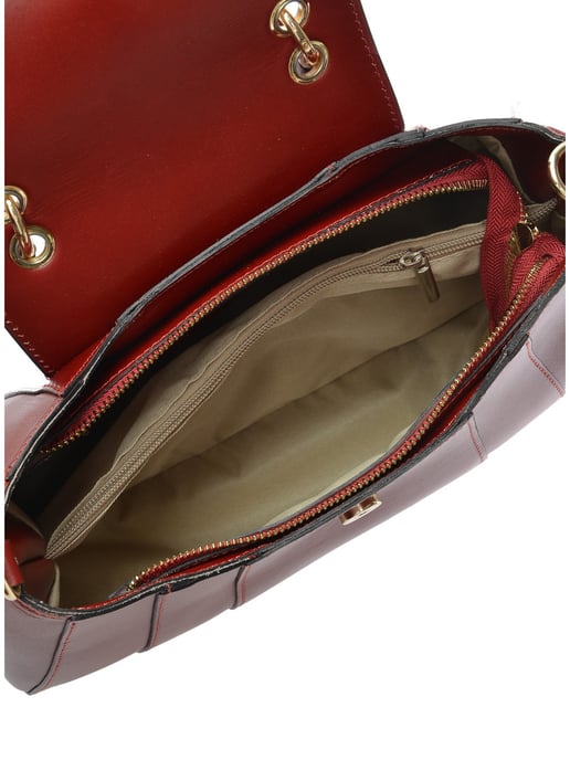 Isabella Rhea Rood Rundleer Tas - Image 4