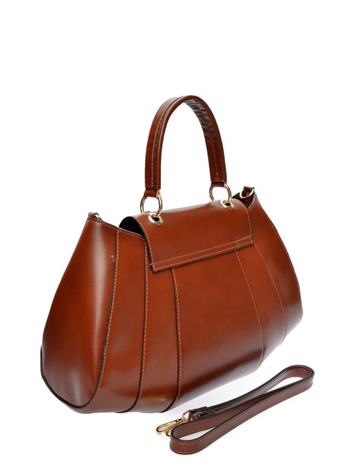 Isabella Rhea Bordeauxrood Rundleer Tas - Image 2