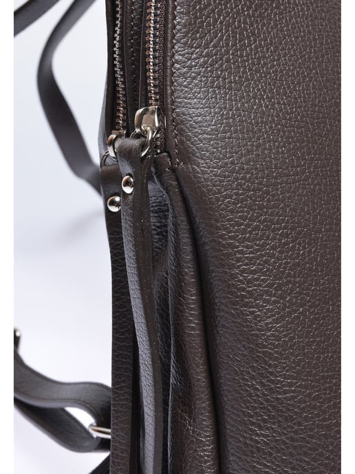 Isabella Rhea Bordeauxrood Rundleer Tas - Image 3