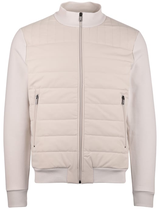 Beige vest Gentiluomo rits opstaande kraag - Image 3