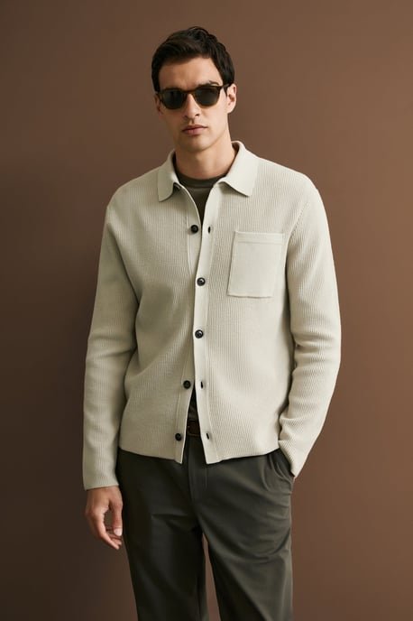 LUFIAN Heren Gebreide Cardigan met Knoopsluiting - Image 1