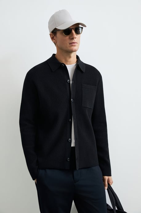 LUFIAN Heren Gebreide Cardigan met Knoopsluiting - Image 2