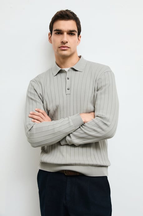 LUFIAN Heren Polotrui met Lange Mouwen - Image 1