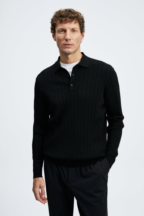LUFIAN Heren Polotrui met Lange Mouwen - Image 1