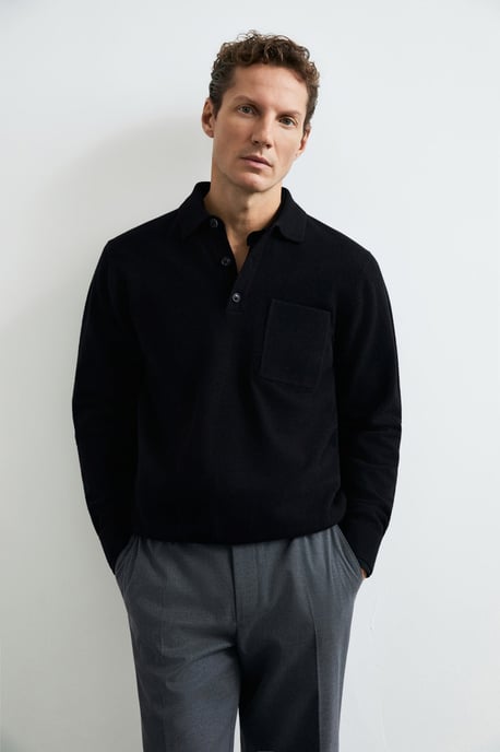 LUFIAN Heren Gebreide Polotrui - Image 1