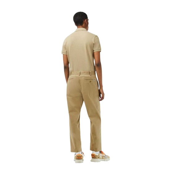 Lacoste Katoenen stretch-chino's voor heren (Bruin) - Image 3