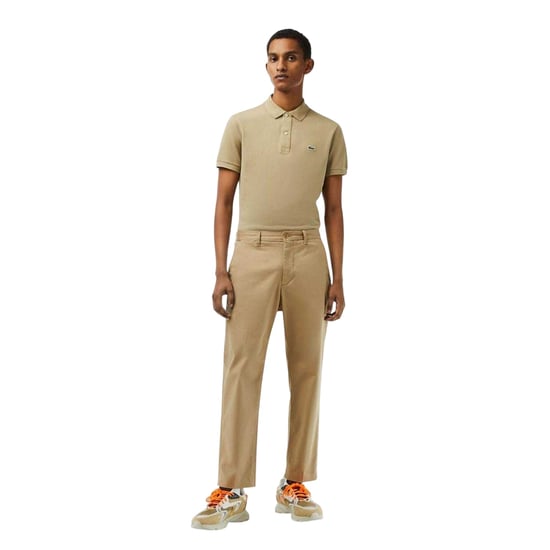 Lacoste Katoenen stretch-chino's voor heren (Bruin) - Image 5