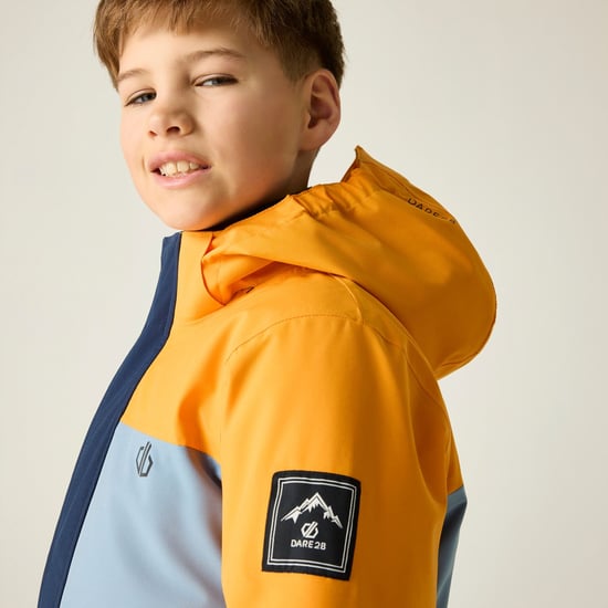 Dare 2B Send It II-skijas voor kinderen (Electric Orange/Marineblauw) - Image 6
