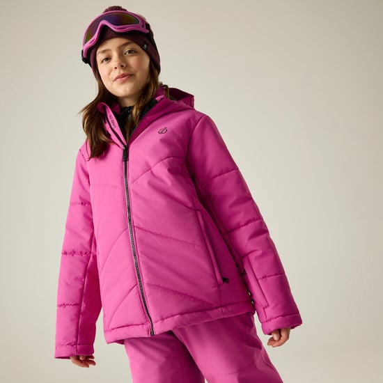 Dare 2B Ski-jas voor kinderen/kinderen voor op de gletsjer (Extreem roze) - Image 5