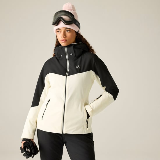 Dare 2B Flurry III-skijack voor dames (Zwart/Egret) - Image 1