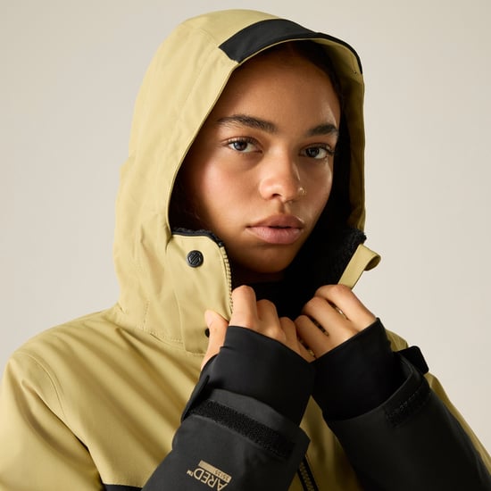 Dare 2B Flurry III-skijack voor dames (Desert Beige/Zwart) - Image 4