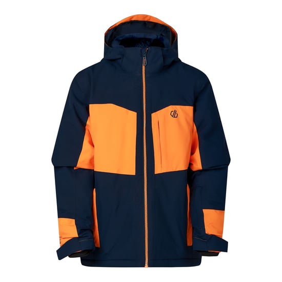 Dare 2B Rip It-skijas voor kinderen (Marineblauw/Elektrisch oranje) - Image 2