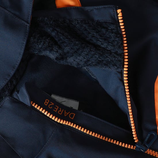 Dare 2B Rip It-skijas voor kinderen (Marineblauw/Elektrisch oranje) - Image 5