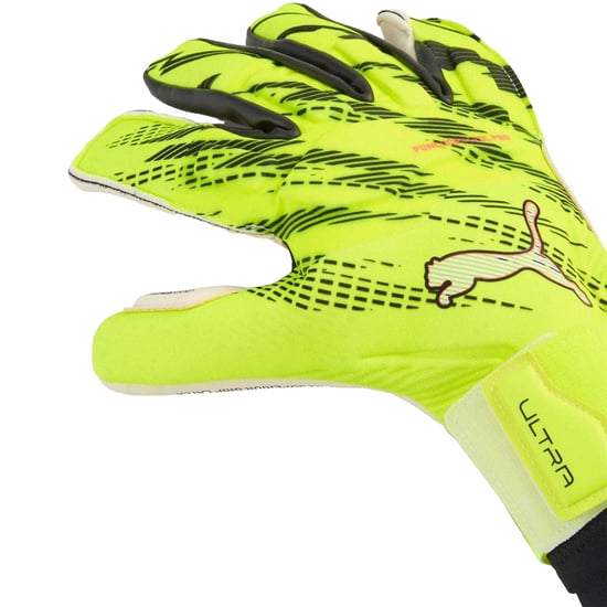 Puma Volwassen unisex Ultra Ultimate Hybrid keepershandschoenen (Kalk/zwart) - Image 2