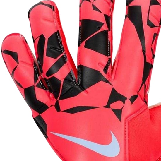 Nike Unisex Mercurial-keepershandschoenen voor volwassenen met geometrisch patroon (Rood, Zwart) - Image 3