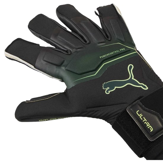Puma Volwassen unisex Ultra Ultimate Hybrid keepershandschoenen (Zwart, Groen) - Image 2