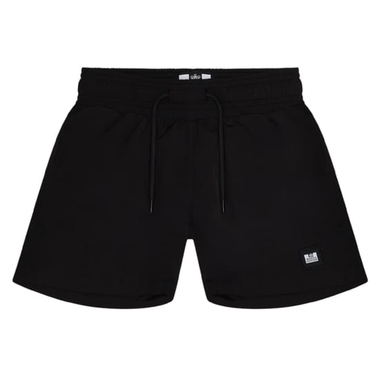 Weekend Offender Zwemshorts met embleem voor jongens (Zwart) - Image 1