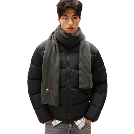Tommy Jeans Unisex geribbelde sjaal voor volwassenen (Tinnen) - Image 1