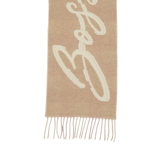 Boss Omkeerbare sjaal met gingham-patroon (Roest) - Image 4