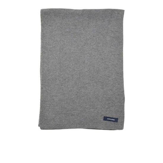 Jack And Jones Gebreide sjaal met Jacdna-logo (Grijze Melange) - Image 3