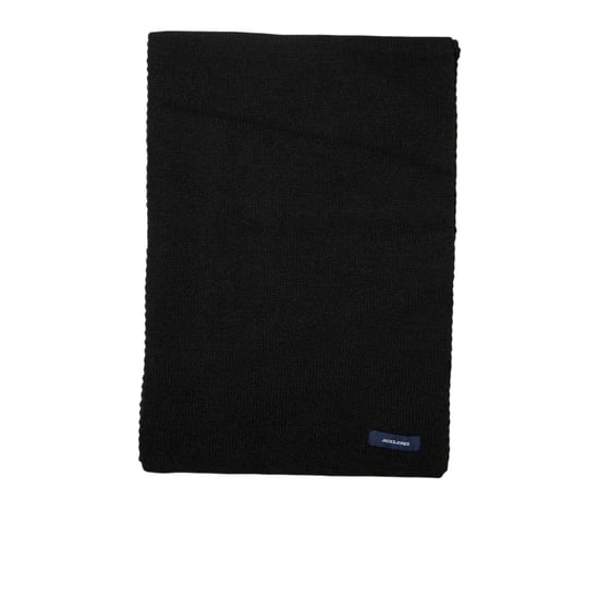 Jack And Jones Gebreide sjaal met Jacdna-logo (Zwart) - Image 3