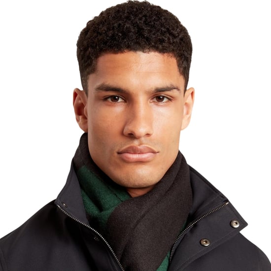 Ted Baker Omkeerbare gebreide sjaal met opschrift (Donkergroen) - Image 1