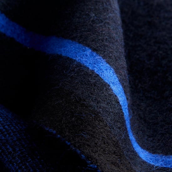 Ted Baker Kierans wintersjaal met streepjesmotief (Marine) - Image 3