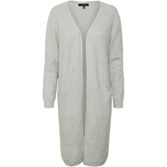 Vero Moda Damesvest met open voorkant, relaxte pasvorm en lange mouwen van Doffy (Grijs) - Image 2