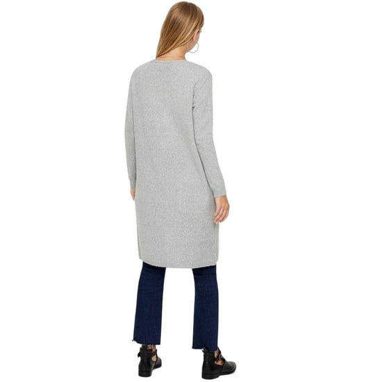 Vero Moda Damesvest met open voorkant, relaxte pasvorm en lange mouwen van Doffy (Grijs) - Image 3