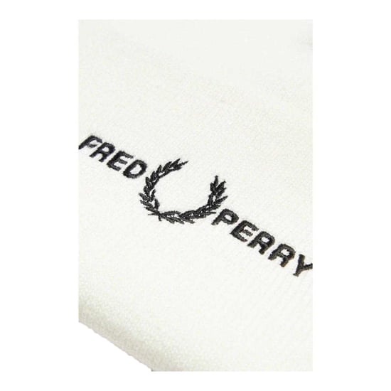 Fred Perry Geborduurde Logo Beanie (Sneeuwwitje) - Image 3