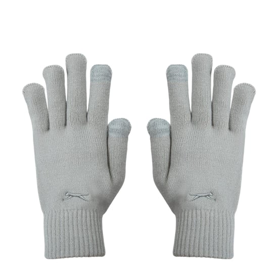 Slazenger Gebreide Unisex-handschoenen voor volwassenen (Grijze druk) - Image 1