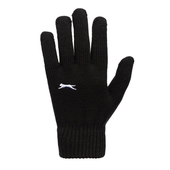 Slazenger Gebreide Unisex-handschoenen voor volwassenen (Zwarte afdruk) - Image 3