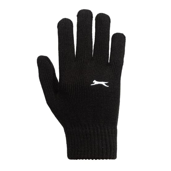 Slazenger Gebreide Unisex-handschoenen voor volwassenen (Zwarte afdruk) - Image 4