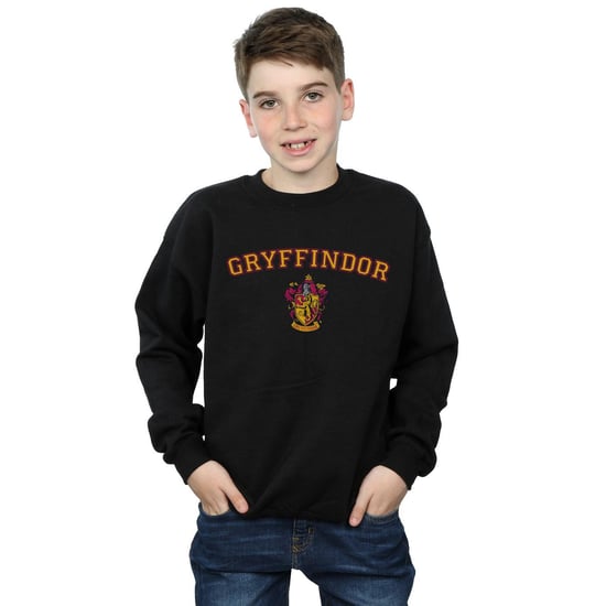 Harry Potter Jongens Gryffindor Crest Sweatshirt (Zwart) - Image 1