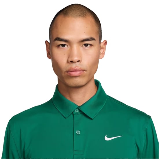 Nike Dri-FIT-poloshirt voor heren (Malachietgroen/Wit) - Image 4