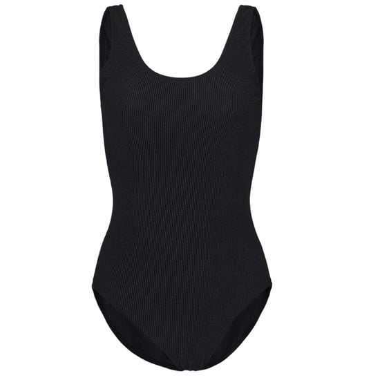 SoulCal Slanke bodysuit met geribde halslijn voor dames (Zwart) - Image 1