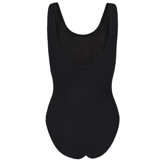 SoulCal Slanke bodysuit met geribde halslijn voor dames (Zwart) - Image 2