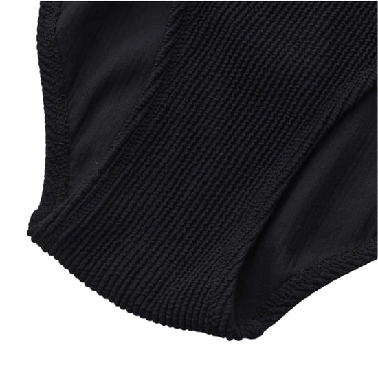 SoulCal Slanke bodysuit met geribde halslijn voor dames (Zwart) - Image 3