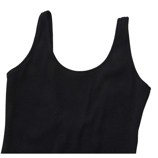 SoulCal Slanke bodysuit met geribde halslijn voor dames (Zwart) - Image 4
