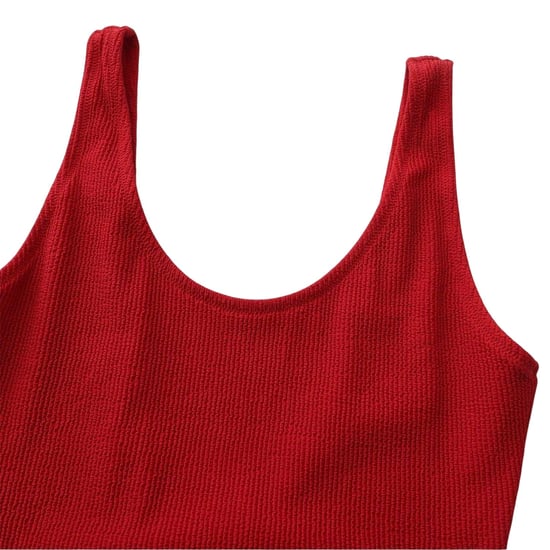 SoulCal Slanke bodysuit met geribde halslijn voor dames (Rood) - Image 3