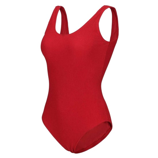 SoulCal Slanke bodysuit met geribde halslijn voor dames (Rood) - Image 4