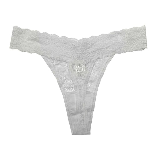 Be You Dames-string met bloemenmotief en kant (set van 3) (Wit) - Image 3